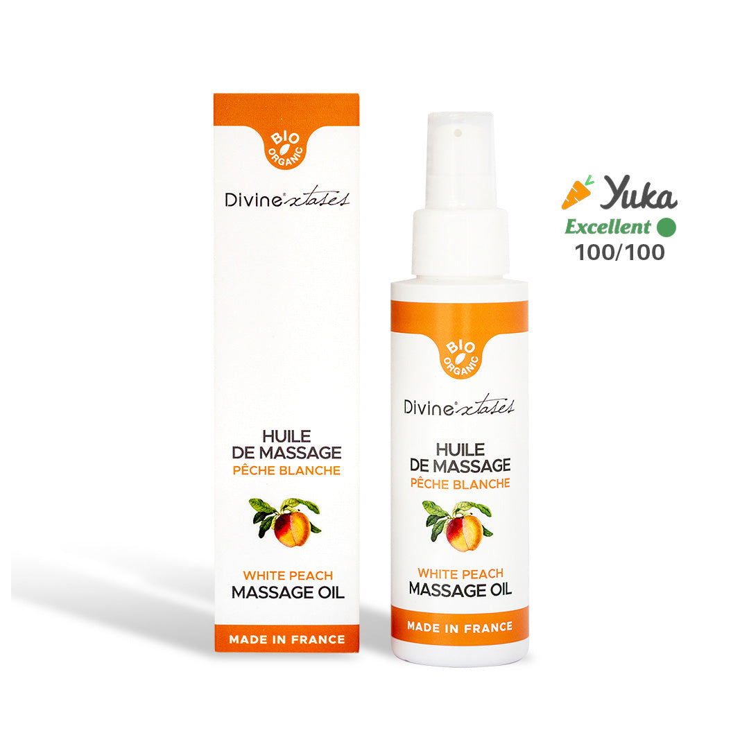 Huile Sèche de Massage Bio - Pêche - 13