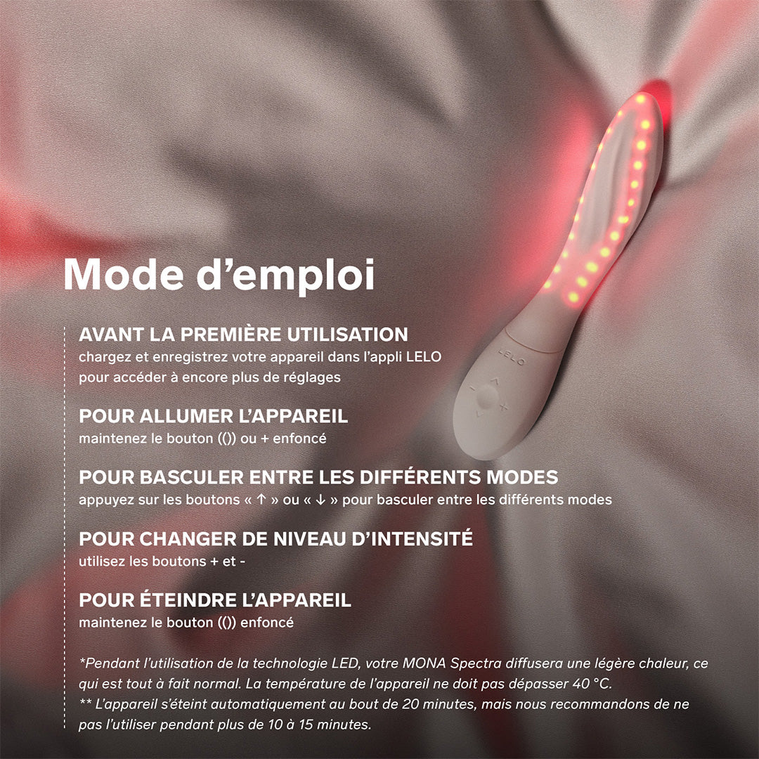 Vibromasseur à Led Mona Spectra